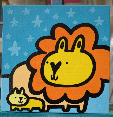 Kev Munday Lion & Cub