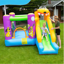 Carica l&#39;immagine nella visualizzazione Galleria, Opblaasbaar speelgoed Springkasteel Springkasteel Buiten Springbed Kinderspeeltuin Amusement Apparatuur Glijbaan Binnen Speelhuisje
